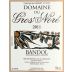 Domaine du Gros Nore Bandol Rouge 2011 Front Label