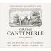 Chateau Cantemerle (375ML half-bottle) 2020 Front Label