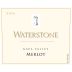 Waterstone Merlot 2016 Front Label