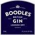 Boodles London Dry Gin Front Label
