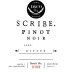 Scribe Estate Pinot Noir 2017 Front Label