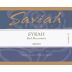 Saviah Red Mountain Syrah 2000 Front Label