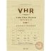Vine Hill Ranch VHR Cabernet Sauvignon 2017 Front Label