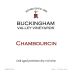 Buckingham Valley Vineyards Chambourcin Front Label