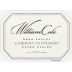 William Cole California Cuvee Claire Cabernet Sauvignon 2001 Front Label