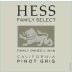 Hess Select Pinot Gris 2019 Front Label