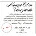 Mount Eden Vineyards Estate Chardonnay 2018 Front Label