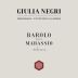 Giulia Negri Barolo Marassio 2016 Front Label