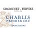 Simonnet-Febvre Chablis Fourchaume Premier Cru 2024 Front Label