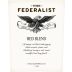 The Federalist Honest Red Blend 2022 Front Label