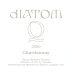 Diatom Santa Barbara Chardonnay 2020 Front Label