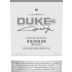 Duke Kentucky Straight Bourbon Whiskey Front Label
