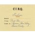Cirq Treehouse Pinot Noir 2013 Front Label