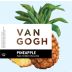 Van Gogh Pineapple Vodka Front Label