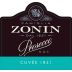 Zonin Prosecco Cuvee 1821 Front Label