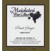 Maiolatesi Wine Cellars Pinot Grigio 2015 Front Label