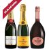 Champagne Trio with Tasting Video (375ML half-bottles) Gift Product Image