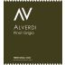 Alverdi Pinot Gris 2016 Front Label