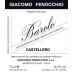 Giacomo Fenocchio Barolo Castellero 2021 Front Label