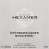 Hexamer Nahe Spatburgunder Weissherbst Halbtrocken 2017 Front Label