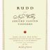 Rudd Jericho Canyon Vineyard Proprietary Red 1998 Front Label