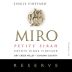 Miro Cellars Coyote Ridge Vineyard Reserve Petite Sirah 2014 Front Label