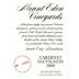 Mount Eden Vineyards Estate Cabernet Sauvignon 2008 Front Label