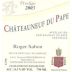 Roger Sabon Chateauneuf-du-Pape Prestige 2003 Front Label