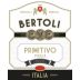 Bertoli Puglia Primitivo 2015 Front Label