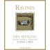 Ravines White Springs Vineyard Dry Riesling 2016 Front Label