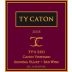 Ty Caton Ty's Red 2008 Front Label