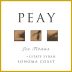 Peay Vineyards Les Titans Estate Syrah 2018 Front Label