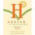 Huston Vineyards Riesling 2015 Front Label