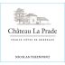 Chateau La Prade 2019 Front Label