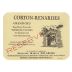 Domaine Marius Delarche Corton Renardes Grand Cru Reserve 2019 Front Label