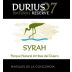 Durius Syrah 2007 Front Label