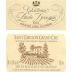 Chateau Pavie Decesse (torn label) 2001 Front Label