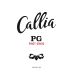 Bodegas Callia Pinot Grigio 2015 Front Label
