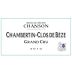 Domaine Chanson Chambertin-Clos de Beze Grand Cru 2010 Front Label