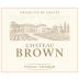 Chateau Brown Blanc 2020 Front Label