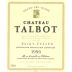 Chateau Talbot 1996 Front Label