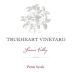 Trueheart Vineyard Petite Sirah 2009 Front Label