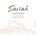 Saviah Stillwater Creek Vineyard Chardonnay 2014 Front Label