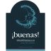 Buenas Tempranillo 2015 Front Label