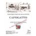 Poggio Scalette Capogatto 2017 Front Label