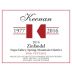Keenan Zinfandel 2016 Front Label