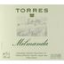Familia Torres Milmanda 2016 Front Label