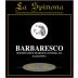 La Spinona Bricco Faset Barbaresco 2013 Front Label