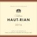 Chateau Haut Rian Bordeaux Rouge 2016 Front Label