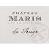 Chateau Maris La Touge 2020 Front Label